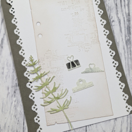 Gummiapan - dies - D260148 - Paper Clips with Hearts