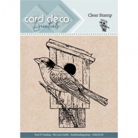 Card Deco Essentials - CDECS139 - clear Stamps - Birdhouse 