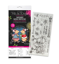 Pink Ink Designs - stempels - Merry Kiss-Mouse - 07-0027-PI