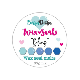 Carlijn design - CDWX-0037 - Waxzegel melts Blues