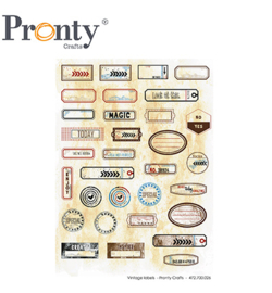 Pronty - Embellishment Vintage label 32pcs - 472.700.026