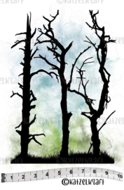 Katzelkraft - Tree Silhouettes - Rubber stamps - KTZ250