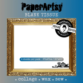 Paperartsy Printed Tissue - Blank - PT10