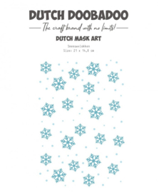Dutch Doobadoo Mask Art Sneeuwvlokken A5 - 470.784.344