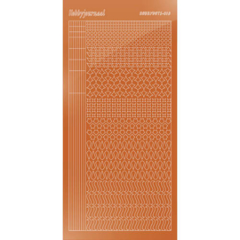 Hobbydots sticker - Mirror - Copper