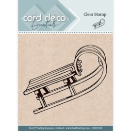 Card Deco Essentials - CDECS124 - Clear Stamps - Sledge