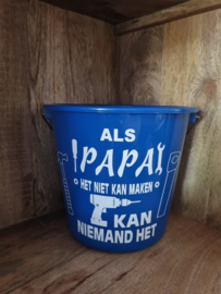 Als papa het niet kan maken kan niemand het