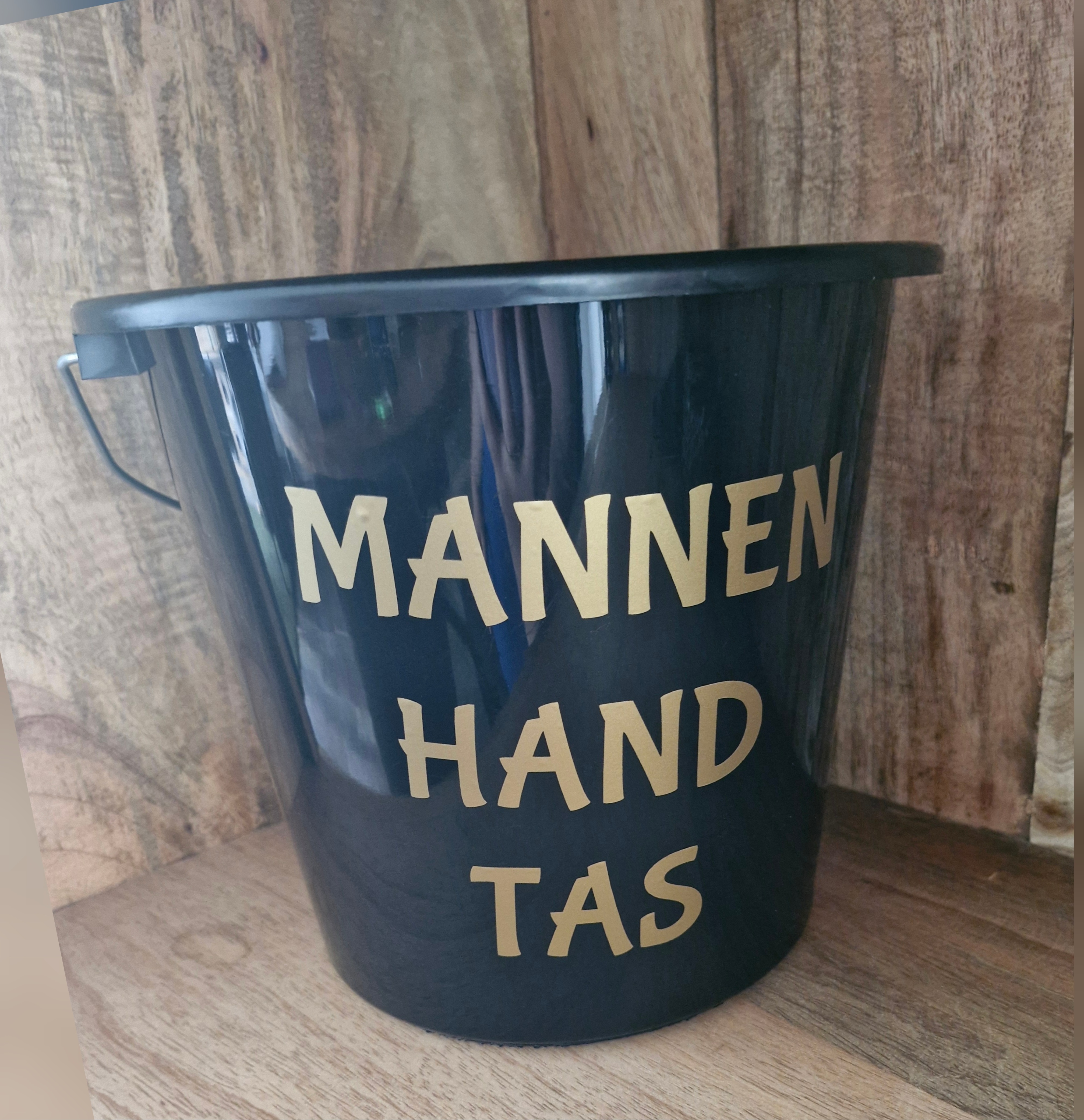 Mannen hand tas