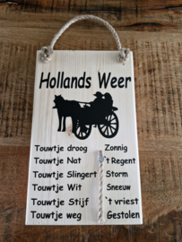 Weerbericht paard met wagen