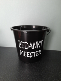 Bedankt meester