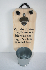 Van de dokter mag ik 4 biertjes