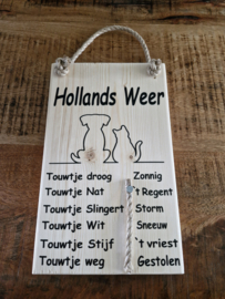 Weer bericht hond en kat