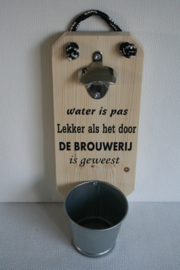 Water is pas lekker