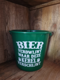 Bier verdwijnt waar deze kerel verschijnt