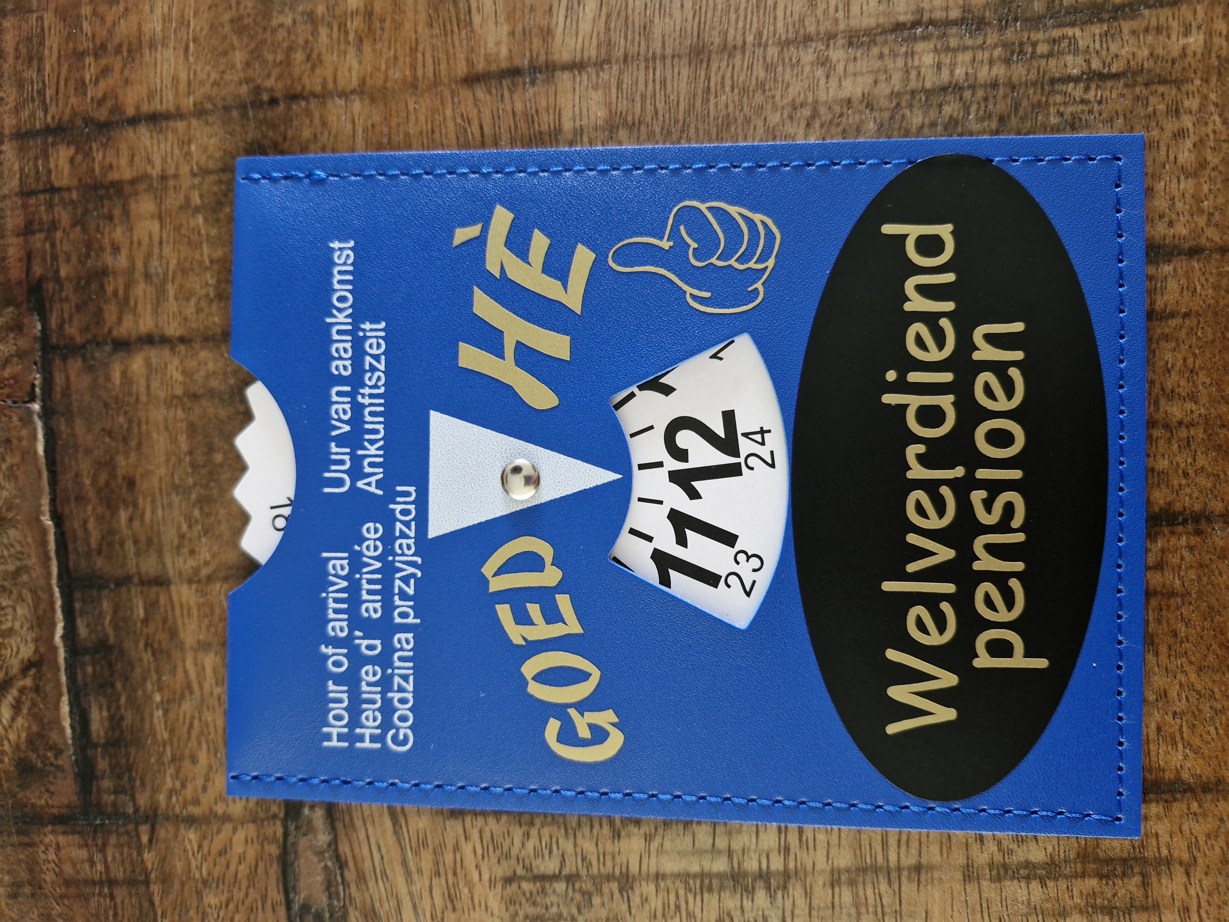 Goed hè welverdiend pensioen