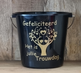 Gefeliciteerd het is jullie trouwdag