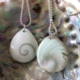 Zilveren Ketting Oog van Sint Lucia