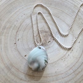 Zilveren Ketting Oog van Sint Lucia