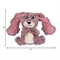 KONG Scrumplez Bunny Pluche met piep roze 21X28X8 cm