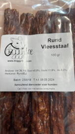 Vleesstaaf rund 100 gram