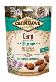 Carnilove soft snack karper/tijm 200 gram