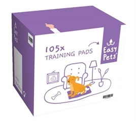 Easypets puppy training pads 60X60 cm 105 stuks