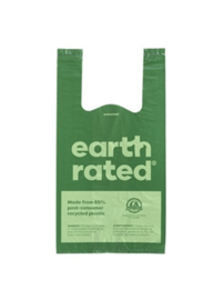 EARTH RATED POEPZAKJES MET HANDVATEN GEURLOOS GERECYCLED 120 ST