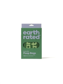 EARTH RATED POEPZAKJES MET HANDVATEN GEURLOOS GERECYCLED 120 ST