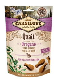 Carnilove soft snack kwartel/oregano 200 gram
