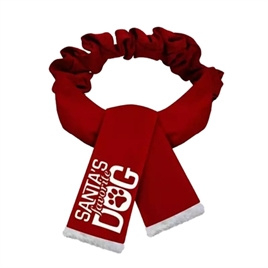 KERST SJAAL SANTA'S FAVORITE DOG ROOD SMALL