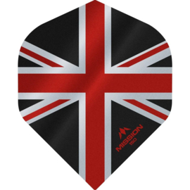 5x Mission Alliance Union Jack Rood/Zwart 150