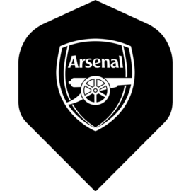 Arsenal FC Logo Zwart/Wit