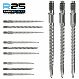 Mission R2.5 Rapid Dart Punten Zilver R4X
