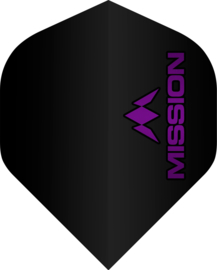 Mission Logo100 Zwart/Paars