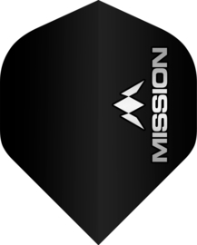 Mission Logo100 Zwart/Grijs