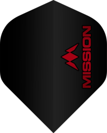 Mission Logo100 Zwart/Rood