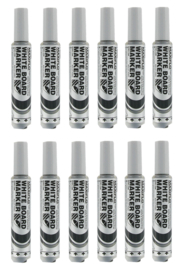 12 Maxiflo White Bord Markers