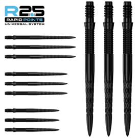 Mission R2.5 Rapid Dart Punten Zwart DSX