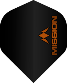 Mission Logo100 Zwart/Oranje