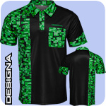 Designa shirt Groen/zwart