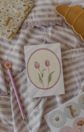 Ansichtkaart tulpen