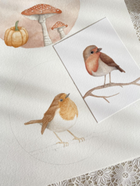 Bubble & Bird - 12 oktober - waterverf workshop