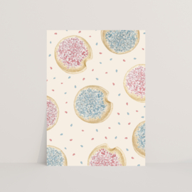 Ansichtkaart beschuit met muisjes (nieuw)