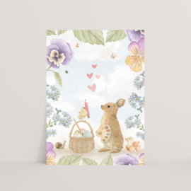 Ansichtkaart "lovely spring"
