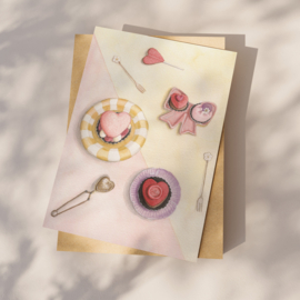 Ansichtkaart love patisserie