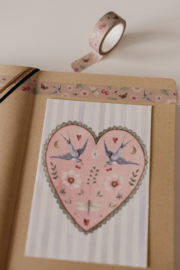Washi tape zwaluwen