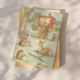 Ansichtkaart artclub
