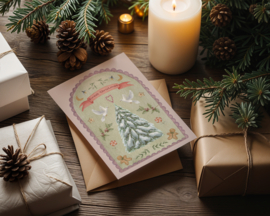 Ansichtkaart "sweet christmas"