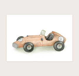 Ansichtkaart raceauto oldtimer