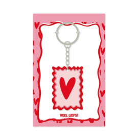 Sleutelhanger met hartje – liefdevol cadeautje